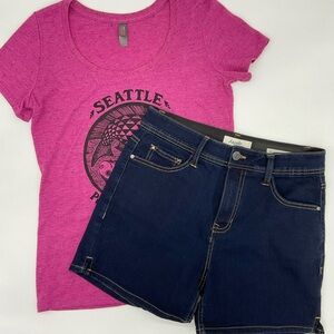 Angels Forever Young Sculpt Shorts + Tee